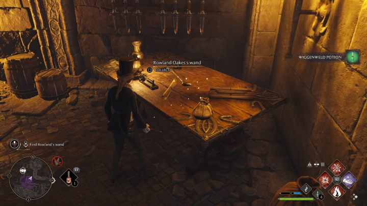 Go to the small room on the right - Hogwarts Legacy: The Tale of Rowland Oakes - Hogwarts Legacy: Hogwarts side quests - Hogwarts Legacy Guide
