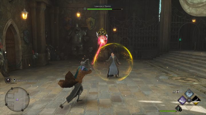 Choose a partner and start the battle - Hogwarts Legacy: Crossed Wands - walkthrough - Hogwarts Legacy: Hogwarts side quests - Hogwarts Legacy Guide