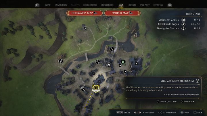 The quest will unlock after completing the Trials of Merlin - Hogwarts Legacy: Ollivanders Heirloom - Hogwarts Legacy: Main quests - Hogwarts Legacy Guide