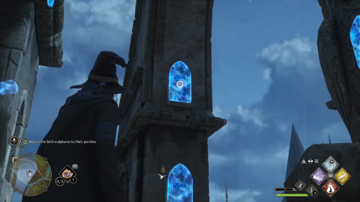 The Revelio spell will reveal the stashes in The Owlery - Hogwarts Legacy: Ollivanders Heirloom - Hogwarts Legacy: Main quests - Hogwarts Legacy Guide