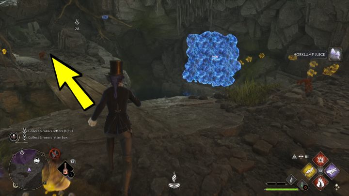 After fighting the Troll, go through the gate into the next corridor and turn left - Hogwarts Legacy: A Friend in Deed - walkthrough - Hogwarts Legacy: Hogsmeade Side Quests - Hogwarts Legacy Guide