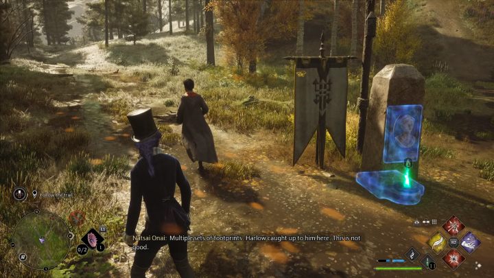 When you reach West Hogwarts Valley, cast Revelio - Hogwarts Legacy: The Lost Child - Hogwarts Legacy: Relationship quests - Natty - Hogwarts Legacy Guide