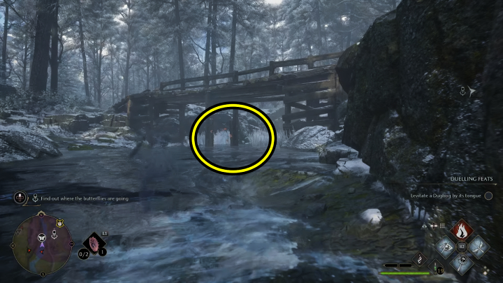 They will guide you along the river where you may encounter monsters and other enemies - Hogwarts Legacy: Follow the Butterflies - Hogwarts Legacy: Hogsmeade Side Quests - Hogwarts Legacy Guide