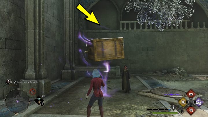 Move through the chambers and remove vines with a fire spell when needed - Hogwarts Legacy: A Bird in the Hand - Hogwarts Legacy: Relationship quests - Poppy - Hogwarts Legacy Guide