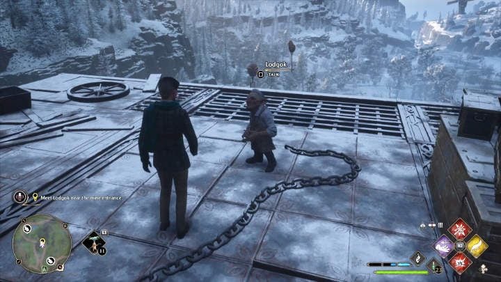 Go to the place indicated on the world map and talk to Lodgok - Hogwarts Legacy: Its all Gobbledegook - Hogwarts Legacy: Main quests - Hogwarts Legacy Guide