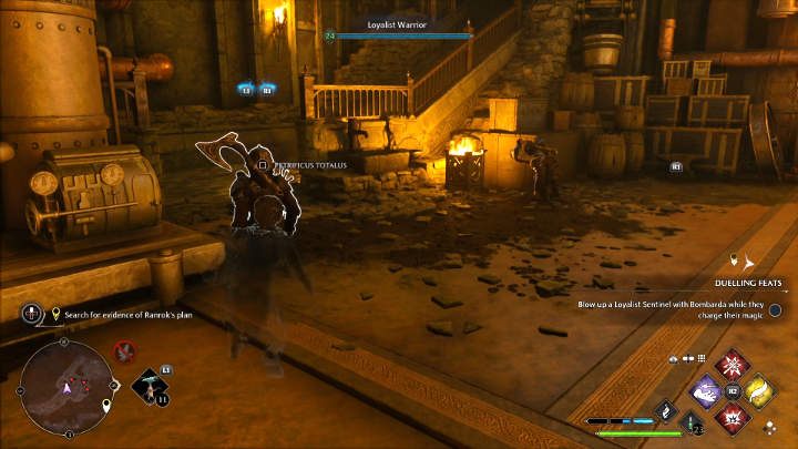 Defeat some of Ranrok's loyalists and use the Disillusionment spell to get through the next eye door - Hogwarts Legacy: Its all Gobbledegook - Hogwarts Legacy: Main quests - Hogwarts Legacy Guide