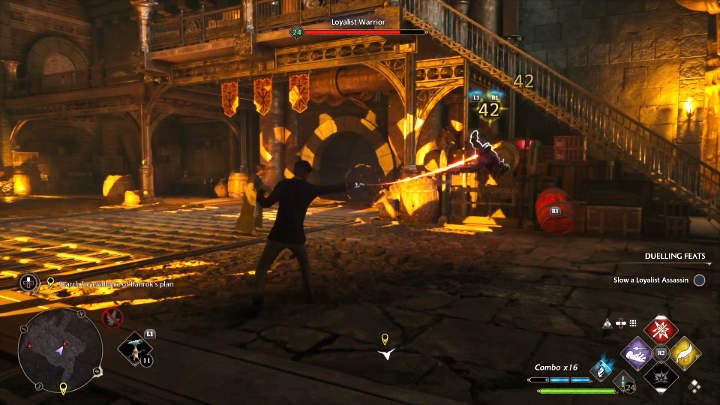 When you reach a larger room, you'll have to fight some Ranrok loyalists - Hogwarts Legacy: Its all Gobbledegook - Hogwarts Legacy: Main quests - Hogwarts Legacy Guide