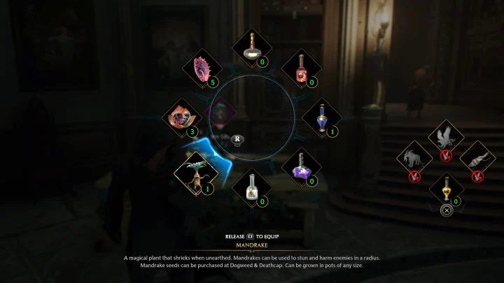 How to unlock: Stun 10 different enemies using a Mandrake - Hogwarts Legacy: Trophies / Achievements - list, trophy guide - Hogwarts Legacy: Appendix - Hogwarts Legacy Guide