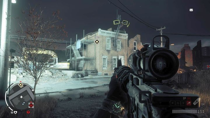 Once you receive the Source Code task, you need to get to the other side of the zone, to the place shown on the above screenshot - The Man from Ashgate / Source Code | Walkthrough - Walkthrough - Homefront: The Revolution Game Guide & Walkthrough