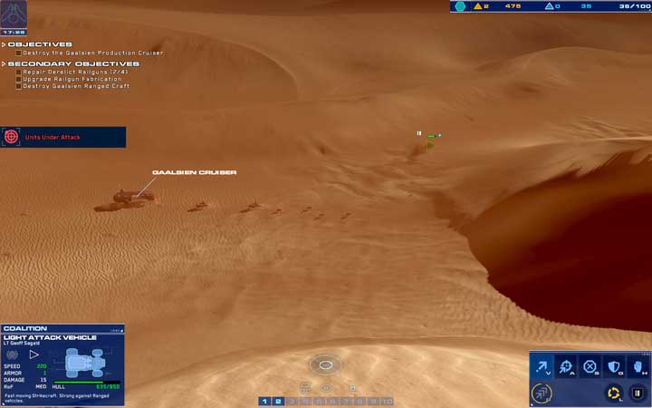 Select a LAV to lure even an entire army into following you. - Useful game hints - The basics - Homeworld: Deserts of Kharak Game Guide