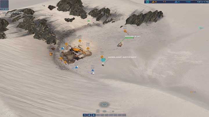 Collect the artifact from the nearby wreck - this is an important objective. - Mission 12 - Torin Crater - Campaign mode walkthrough - Homeworld: Deserts of Kharak Game Guide