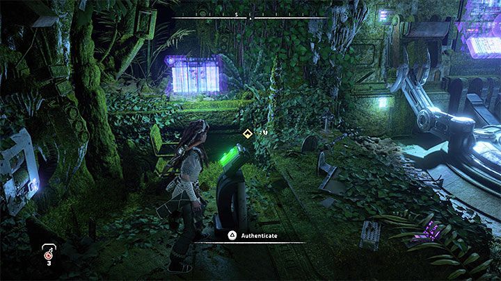 There are two consoles in the room which have to be activated at the same time - Horizon Forbidden West: Seeds of the Past - walkthrough - Main Storyline - Horizon Forbidden West Guide