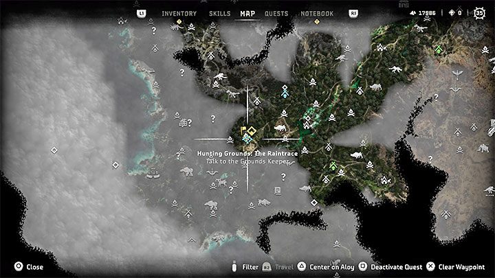 The recommended level for this activity is 25 - Horizon Forbidden West: Hunting Grounds: The Raintrace - trials walkthrough - Hunting grounds - Horizon Forbidden West Guide