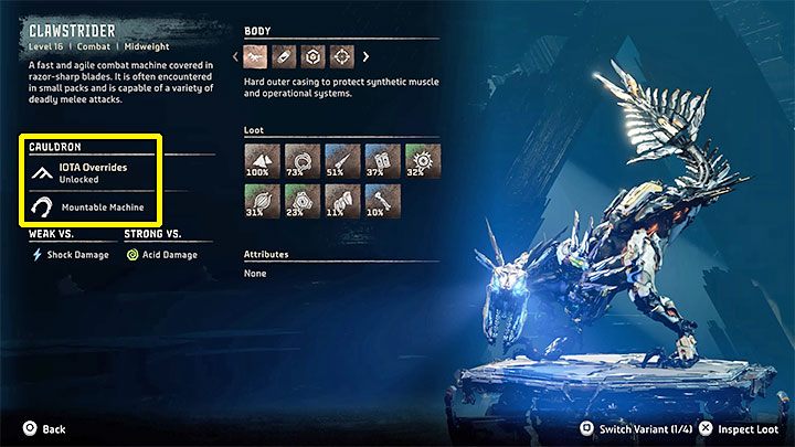 This trial consists of overriding a Clawstrider in order to use it as a mount, then having the ridden Clawstrider kill other machines - Horizon Forbidden West: Hunting Grounds: The Raintrace - trials walkthrough - Hunting grounds - Horizon Forbidden West Guide