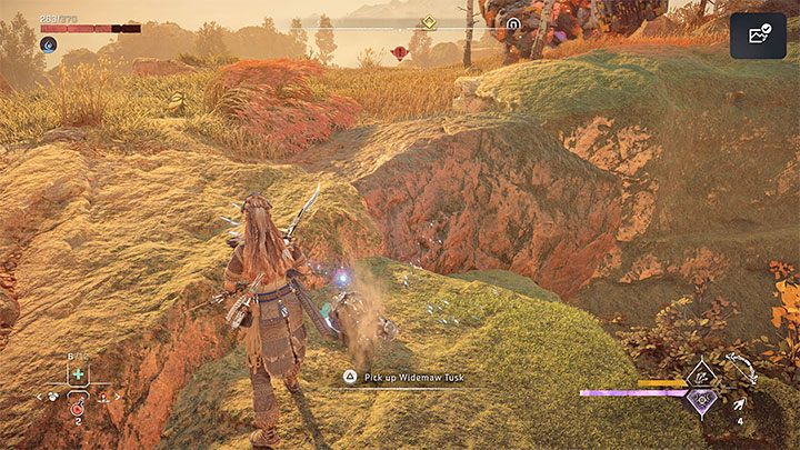 You don't need to continue fighting the machine - Horizon Forbidden West: How to get Widemaw Tusk? - World and game information - Horizon Forbidden West Guide