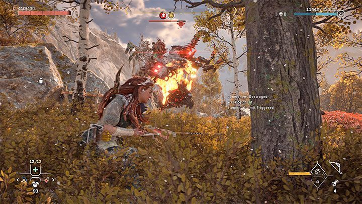 During the fight you should keep your distance from the mammoth, although you must remember it can still attack you at range - Horizon Forbidden West: Tremortusk - boss, how to beat? - Bosses - Horizon Forbidden West Guide