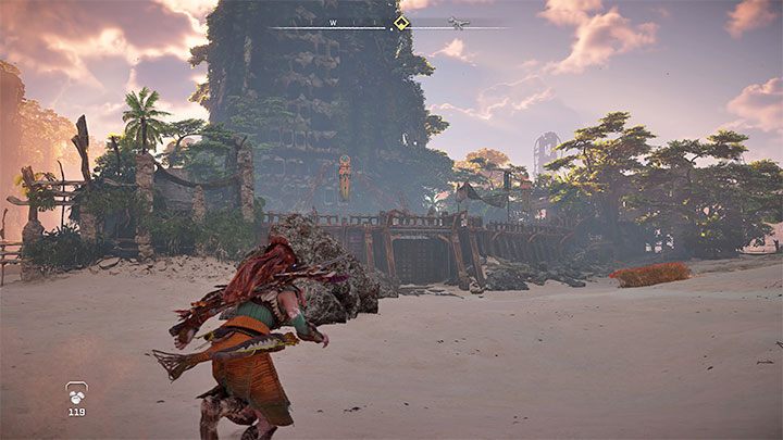 The entrance to the digsite is a short distance northwest of Legacy's Landfall - Horizon Forbidden West: Faros Tomb - walkthrough - Main Storyline - Horizon Forbidden West Guide