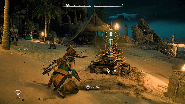 Head to the Legacy's Landfall settlement neighbouring the San Francisco ruins, which you visited for the first time in the Faro's Tomb main quest - Horizon Forbidden West: Forbidden Legacy - Alvas quest, walkthrough - Tasks of companions - Horizon Forbidden West Guide