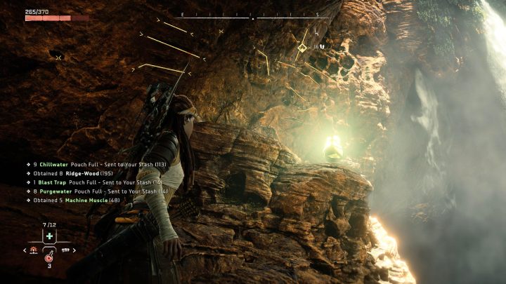 Stand on the edge of the board and fly to the top of the rock - Horizon Forbidden West: The Roots That Bind - walkthrough - Side quests - Horizon Forbidden West Guide