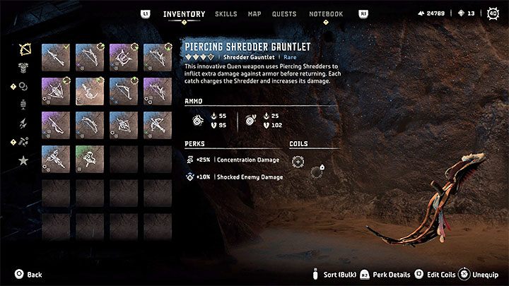 This trial involves using a weapon called the Shredder Gauntlet - Horizon Forbidden West: Hunting Grounds: Sheerside Mountains - trial walkthrough - Hunting grounds - Horizon Forbidden West Guide