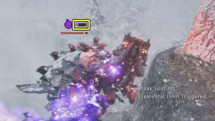 When the Rollerback enters the Plasma Blast State, you will be able to start filling up the bar next to the plasma icon - see image above - Horizon Forbidden West: Hunting Grounds: Sheerside Mountains - trial walkthrough - Hunting grounds - Horizon Forbidden West Guide