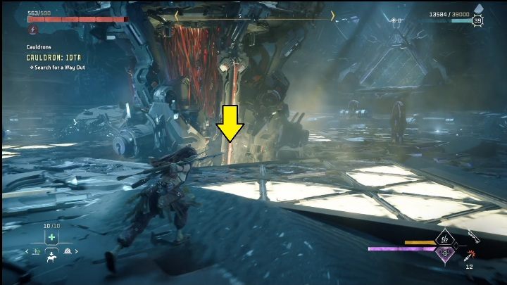 When the Tallneck's core is activated, it will come to life - Horizon Forbidden West: Tallneck (Salt Bite) - location - Salt Bite - Horizon Forbidden West Guide