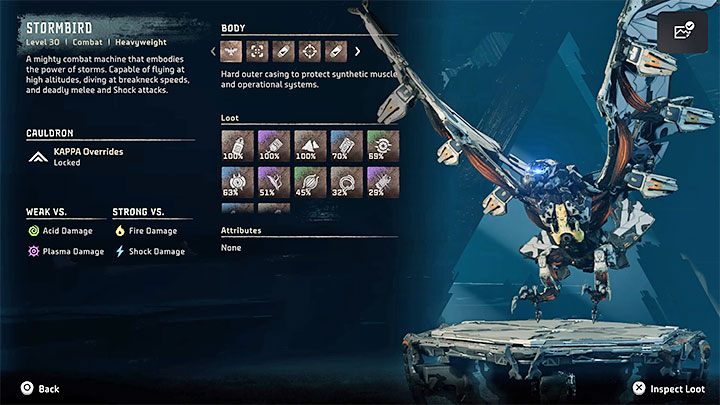 A giant flying machine called the Stormbird will appear and, as always, it's a good idea to scan it, especially if you haven't encountered one yet in the game - Horizon Forbidden West: The Second Verse, Zos quest - walkthrough - Tasks of companions - Horizon Forbidden West Guide