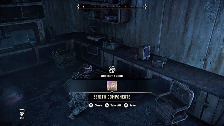 Going through the ventilation shafts will lead you to additional rooms with several containers - Horizon Forbidden West: What Was Lost, Kotallos quest - walkthrough - Tasks of companions - Horizon Forbidden West Guide