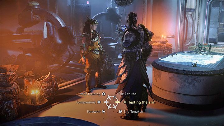 You'll be able to resume this quest after completing the Tomb of Faro main quest - Horizon Forbidden West: What Was Lost, Kotallos quest - walkthrough - Tasks of companions - Horizon Forbidden West Guide