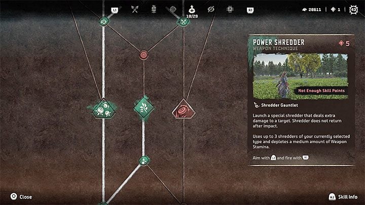 Horizon Forbidden West: Skill Trees - List | Gamepressure.com