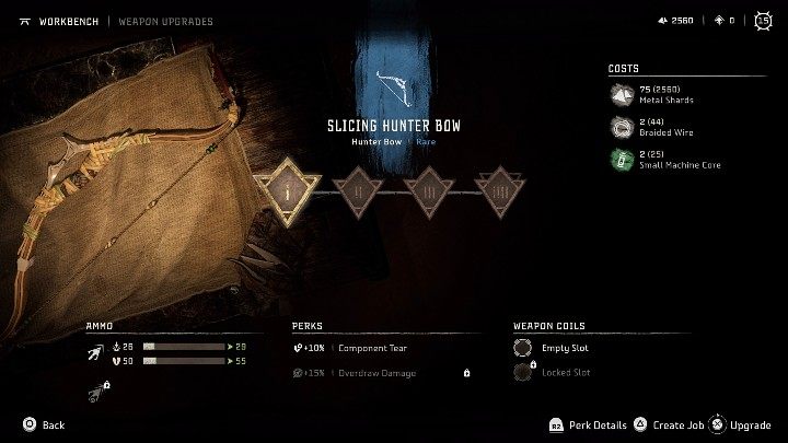 You can upgrade weapons and armor in Horizon Forbidden West by interacting with workbenches - Horizon Forbidden West: Crafting and upgrading equipment - Basics - Horizon Forbidden West Guide