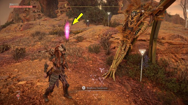 Activate focus and examine the yellow flowers near the small cave - Horizon Forbidden West: The Promontory - walkthrough - Side quests - Horizon Forbidden West Guide