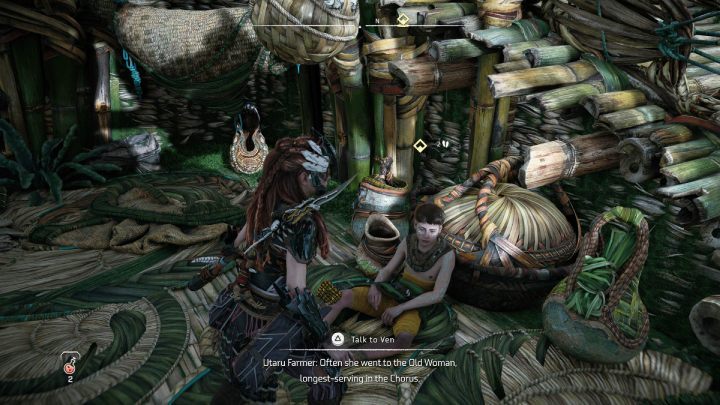 Before heading to the Oldgrowth, you can talk to a boy named Van, who survived the machine attack - Horizon Forbidden West: The Oldgrowth - walkthrough - Errands - Horizon Forbidden West Guide