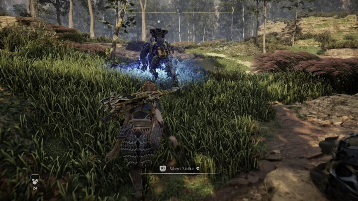 There, you will encounter Apex Burrowers and Apex Scrappers machines - Horizon Forbidden West: The Oldgrowth - walkthrough - Errands - Horizon Forbidden West Guide