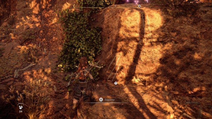 Follow the traces and climb the rock marked by the claws of a machine - Horizon Forbidden West: The Oldgrowth - walkthrough - Errands - Horizon Forbidden West Guide