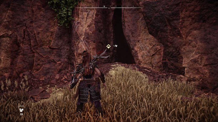 Once you have killed all the machines, approach the crevice and examine it - Horizon Forbidden West: The Oldgrowth - walkthrough - Errands - Horizon Forbidden West Guide