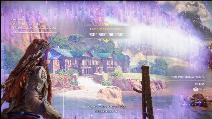 The whole thing will match the point indicated on the map below - Horizon Forbidden West: Vista Point - list of all - Secrets & Collectibles - Horizon Forbidden West Guide