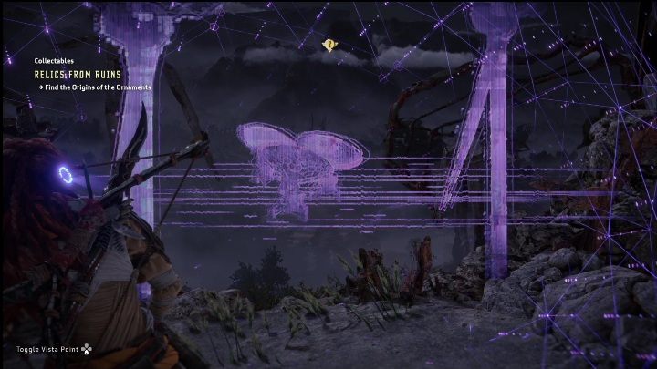 The whole thing will match the point indicated on the map below - Horizon Forbidden West: Vista Point - list of all - Secrets & Collectibles - Horizon Forbidden West Guide