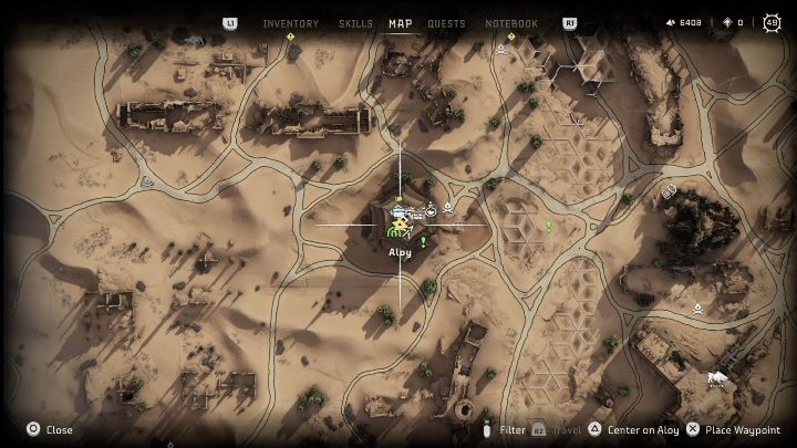 This point is in the Hidden Ember settlement - Horizon Forbidden West: Vista Point - list of all - Secrets & Collectibles - Horizon Forbidden West Guide