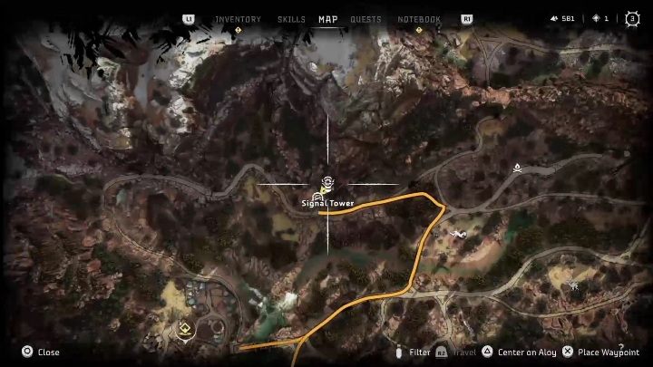 The Lens of morning is located right where you start the game - just head deep into the map and you'll reach the signal tower almost immediately - Horizon Forbidden West: Lenses - list - Lenses - Horizon Forbidden West Guide