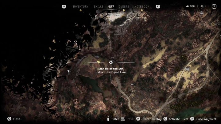 This lens is related to the Signals of the Sun quest - Horizon Forbidden West: Lenses - list - Lenses - Horizon Forbidden West Guide