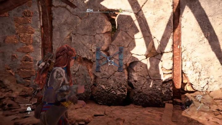 Take the crate you used previously and push it into the hole - Horizon Forbidden West: Lets Get This Started! - how to get? - Ornaments - Horizon Forbidden West Guide