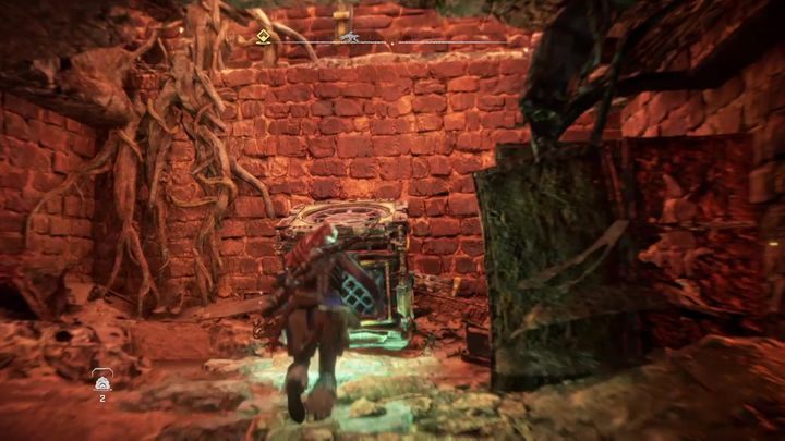 Finally, jump to the adjacent balcony - the key you are looking for lies there - Horizon Forbidden West: Lets Get This Started! - how to get? - Ornaments - Horizon Forbidden West Guide