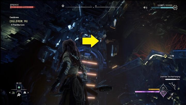 Right after going inside, you will find yourself in the first part of the cauldron - Horizon Forbidden West: Cauldron Mu (Cinnabar Sands) - location, walkthrough - Cinnabar Sands - Horizon Forbidden West Guide
