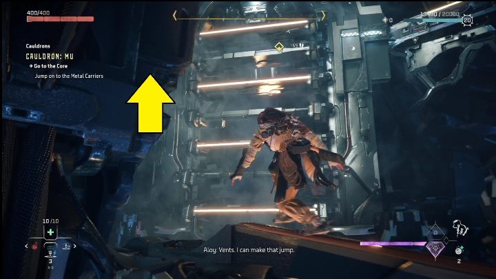 Time for another climbing sequence - Horizon Forbidden West: Cauldron Mu (Cinnabar Sands) - location, walkthrough - Cinnabar Sands - Horizon Forbidden West Guide