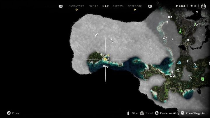 1 - Horizon Forbidden West: Tallneck (Landfall) - location - Landfall - Horizon Forbidden West Guide