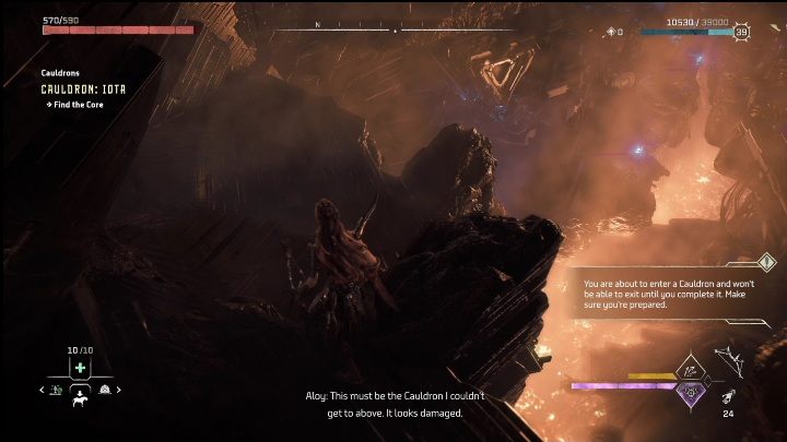 To enter it, you need to run between the snowy mountains - Horizon Forbidden West: Cauldron IOTA (Salt Bite) - location, walkthrough - Salt Bite - Horizon Forbidden West Guide