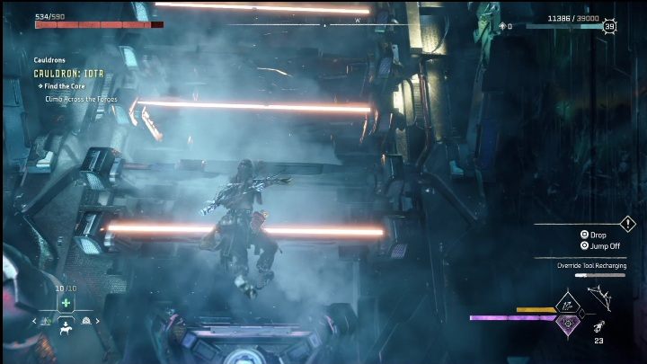 After defeating the enemies, you will notice the mechanism - Horizon Forbidden West: Cauldron IOTA (Salt Bite) - location, walkthrough - Salt Bite - Horizon Forbidden West Guide