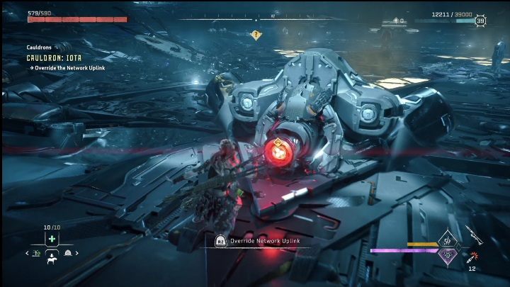 Jump off using the Shieldwing - Horizon Forbidden West: Cauldron IOTA (Salt Bite) - location, walkthrough - Salt Bite - Horizon Forbidden West Guide