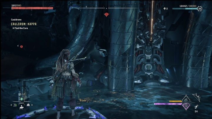 Instead, you have to put the platform in the water - Horizon Forbidden West: Cauldron KAPPA (The Stand of the Sentinels) - location, walkthrough - The Stand of the Sentinels - Horizon Forbidden West Guide